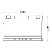 BATTERIA AUTO RIDER L3 80 Ah 650A EN = FIAMM VARTA BOSCH 74 DX + PRONTA ALL'USO