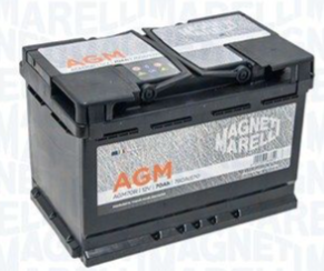 BATTERIA MAGNETI MARELLI START E STOP AGM 80 AH -  800 A = BOSCH VARTA EXIDE