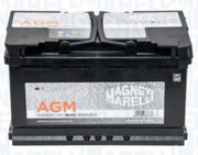 BATTERIA MAGNETI MARELLI START E STOP AGM 80 AH -  800 A = BOSCH VARTA EXIDE