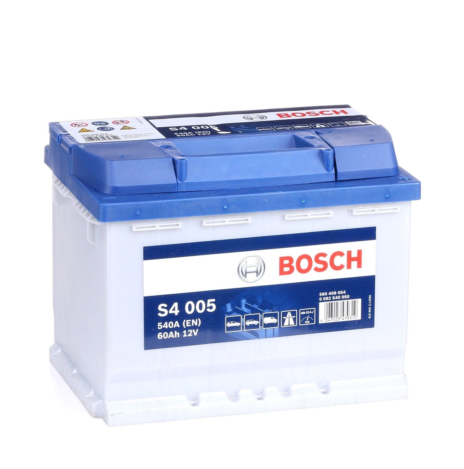 BATTERIA AVVIAMENTO AUTO BOSCH S4 - 60Ah 12V dx 540A (EN) - 0 092 S40 050