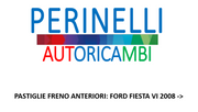 KIT PASTIGLIE FRENO ANTERIORI BREMBO FORD FIESTA 6 VI 1.4 1.5 1.6 TDCI 1.0 1.2 BENZINA