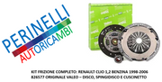 KIT FRIZIONE VALEO RENAULT CLIO II 1.2 BENZINA