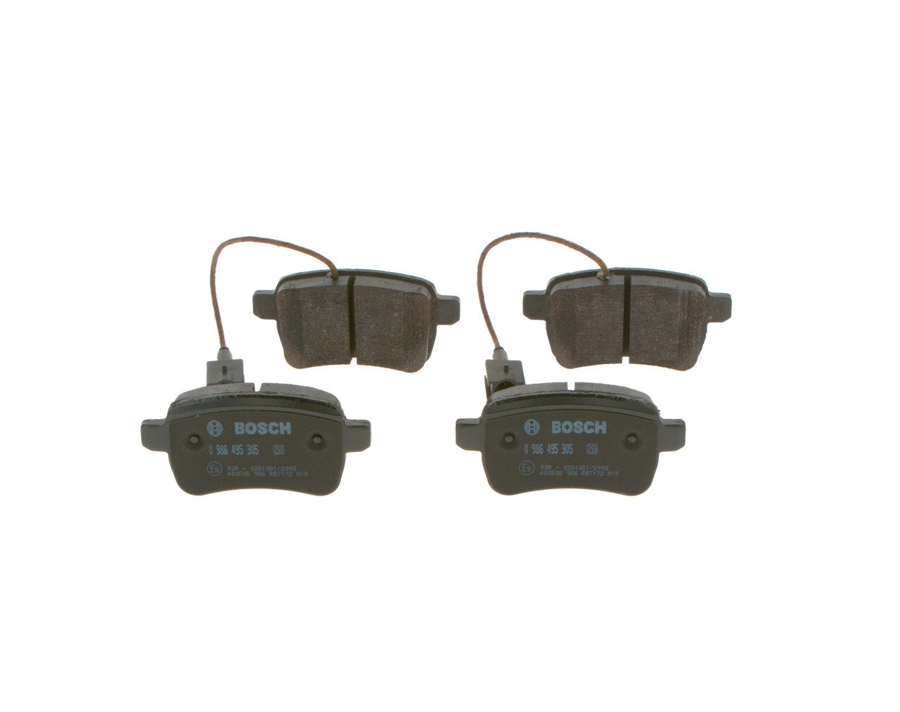 BOSCH PASTIGLIE FRENO POSTERIORI - ALFA ROMEO GIULIETTA - 0986495305