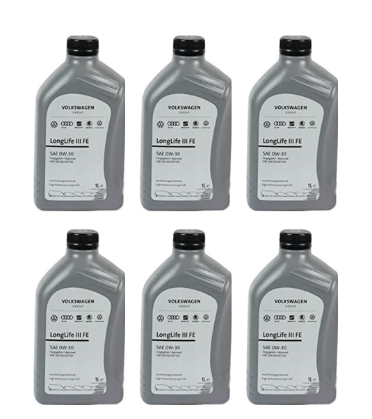 OLIO ORIGINALE VW AUDI 0W-30 LONGLIFE 3 III FE SUCCESSORE 5W-30 - 6LT