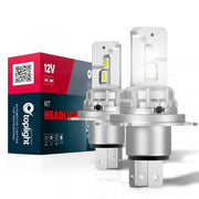 KIT 2 LAMPADINE H4 A LED CAMBUS PRIMO IMPIANTO ORIGINALE TOPLIGHT 5000 LUMEN