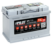 BATTERIA PILOT PERFORMANCE START STOP EFB 72 AH - 680 A = BOSCH VARTA EXIDE MARELLI