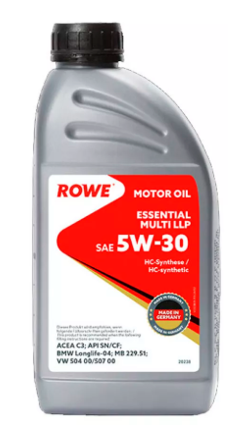 OLIO MOTORE ROWE 12LT 5W-30 C3 - MADE IN GERMANY ORIGINALE MERCEDES AUDI BMW VW