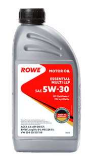 OLIO MOTORE ROWE 12LT 5W-30 C3 - MADE IN GERMANY ORIGINALE MERCEDES AUDI BMW VW
